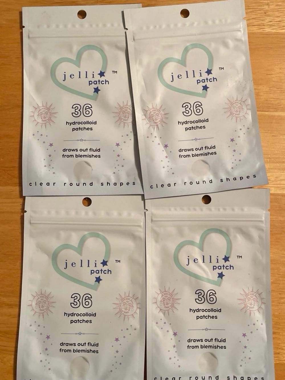 Jelli Patch Hydrocolloid Acne Pimple Patches - Mint & White